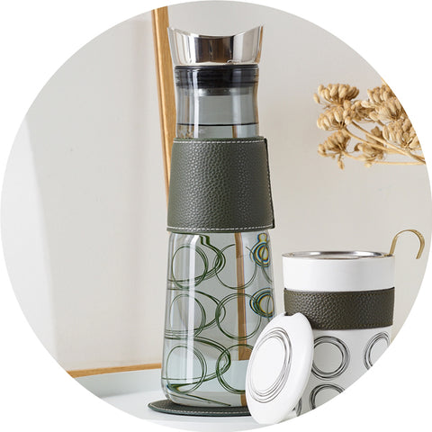 Tee- / Kaffeezubereiter aus Glas inkl. Edelstahlsieb Eve Circular GreenEigenart