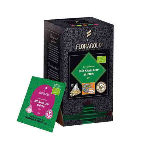 Floragold Bio Kamillenblüten Pyramidenbeutel