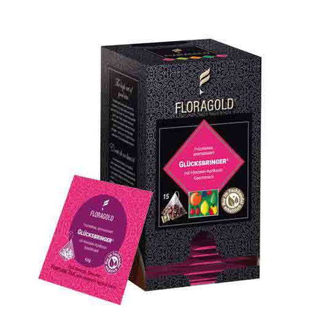 Floragold Glücksbringer Pyramidenbeutel Pyramidenteebeutel