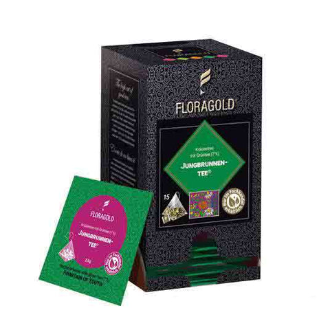 Floragold Jungbrunnentee Pyramidenbeutel Pyramidenteebeutel