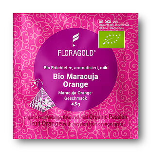 Floragold Bio Maracuja Orange Pyramidenbeutel