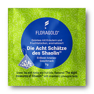 Floragold Die acht schätze der Shaolin Pyramidenbeutel