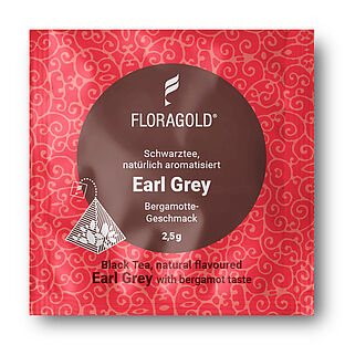 Floragold Earl Grey Pyramidenbeutel Pyramidenteebeutel