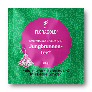 Floragold Jungbrunnentee Pyramidenbeutel Pyramidenteebeutel