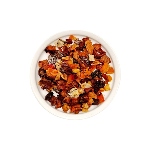 früchtetee mit Pflaume Marzipan