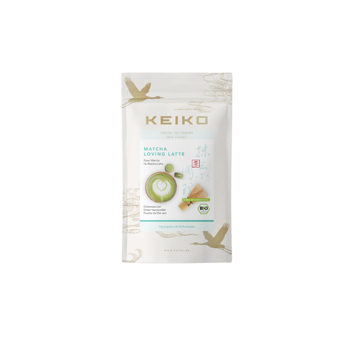 Japan Matcha Loving Latte BIO Grüntee Keiko Dquadrat