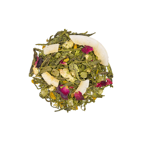 Matcha Curkuma Colada | Grüntee | Aroma-tee-undkraeutergalerie