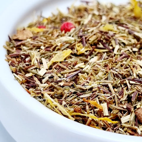 Weinbergpfirsich tee und kräutergalerie rooibos