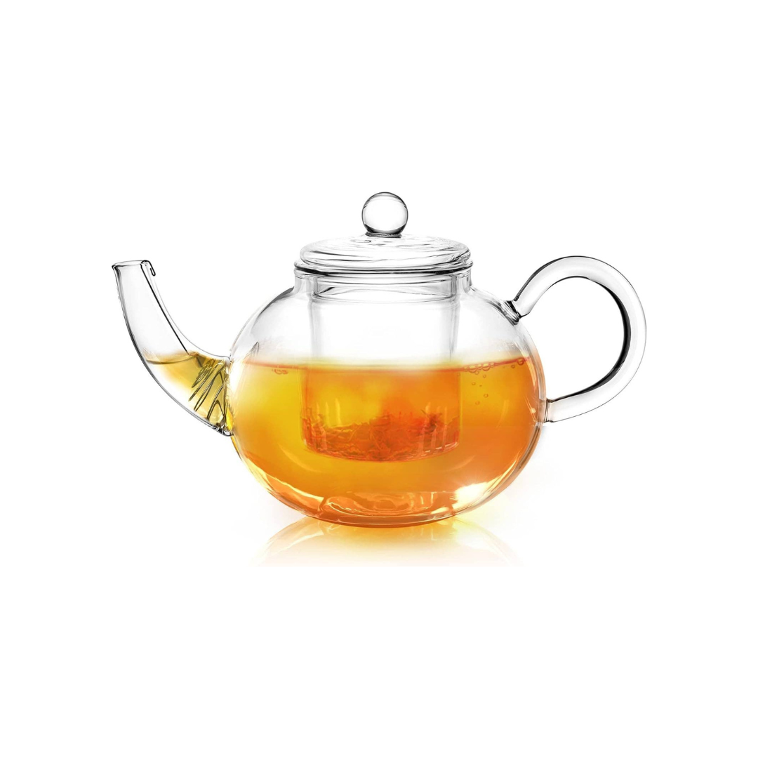 Glas Teekanne mit Teesieb & Glasfilter | 900ml