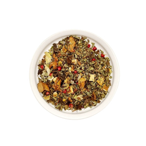Tulsi Orange Ingwer tee und kräutergalerie kräutertee