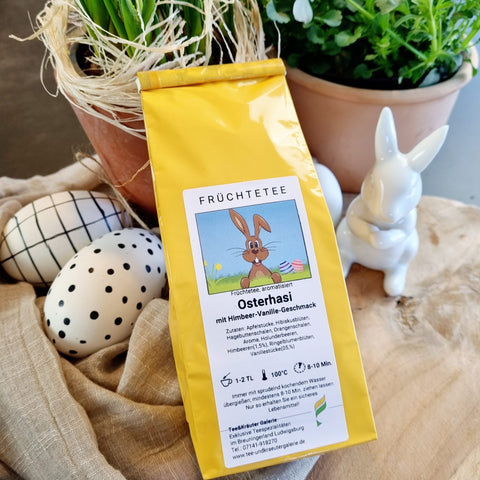 Osterhasi Himbeer Vanille Früchtetee tee und kräutertee