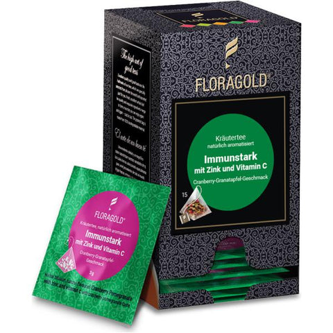 FLORAGOLD® Immunstark | Kräutertee | Pyramidenbeutel