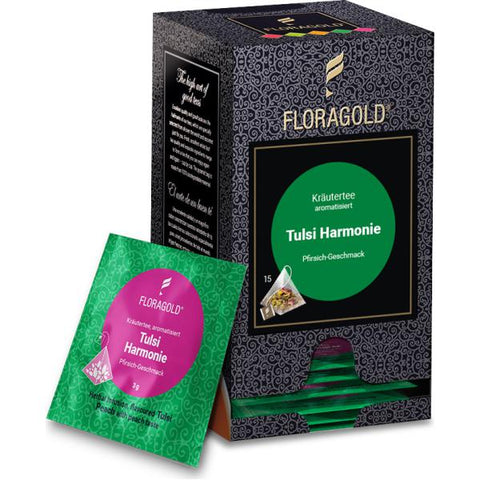 Floragold Tulsi Harmobie Pyramidenbeutel Pyramidenbeutel Tee
