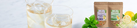 Holunder Secco & Basilikum Spritz