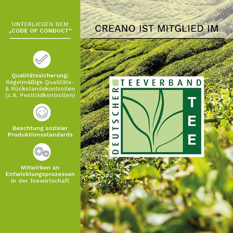 Creano | Teeblumen Mix  | Geschenk-Set | Erblühtee mit Glaskanne - Tee- und Kraeutergalerie-1