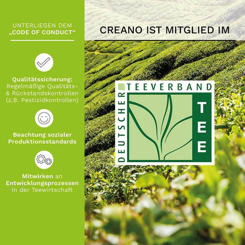Creano | Teelini Teekiste 12 Stck. in 4 Sorten | Grüner Tee - Tee- und Kraeutergalerie
