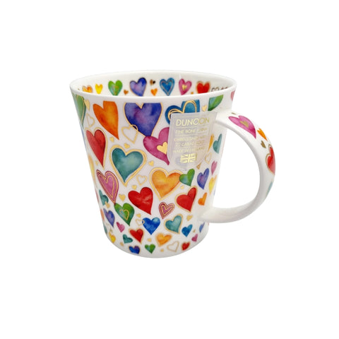 Dunoon Becher Tasse Lomond Dazzle hearts teetasse