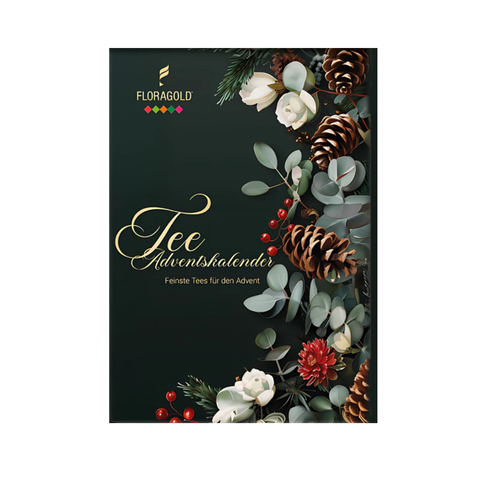 FLORAGOLD® Adventskalender "Booklet" 2025 | Kräutertee | Pyramidenbeutel-Tee-undKraeutergalerie
