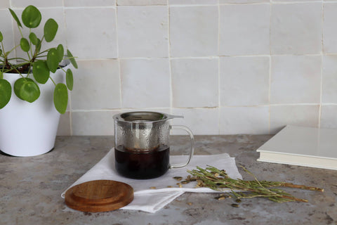 Ogo living | Gustave Teetasse Tasse Glastasse aus Borosilikatglas | 300ml - Tee- und Kraeutergalerie