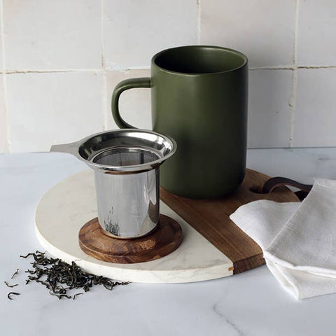 Ogo living | Juliet-Teebecher mit Sieb | Set | 475ml - Tee- und Kraeutergalerie