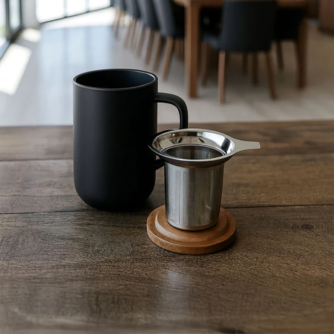 Ogo living | Juliet-Teebecher mit Sieb | Set | 475ml - Tee- und Kraeutergalerie