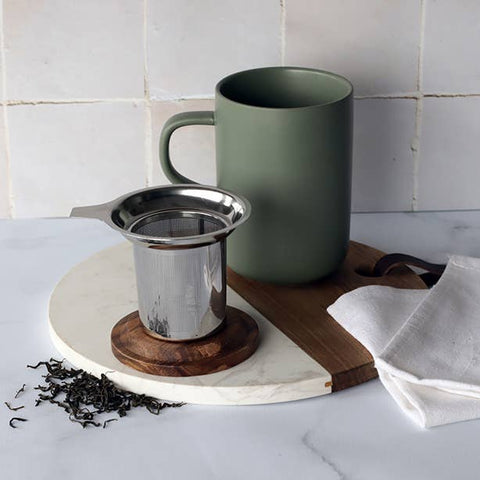 Ogo living | Juliet-Teebecher mit Sieb | Set | 475ml - Tee- und Kraeutergalerie
