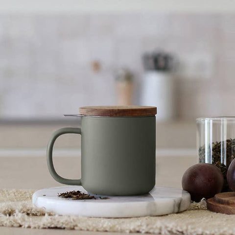 Ogo living | Mini-Juliet-Teebecher mit Sieb | Set - Tee- und Kraeutergalerie