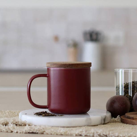 Ogo living | Mini-Juliet-Teebecher mit Sieb | Set - Tee- und Kraeutergalerie