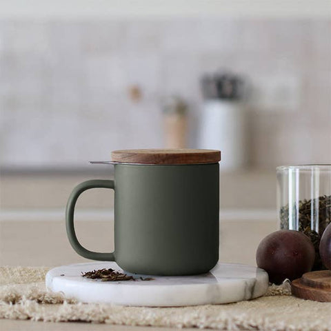 Ogo living | Mini-Juliet-Teebecher mit Sieb | Set - Tee- und Kraeutergalerie