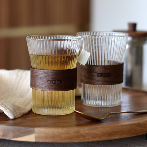 Ogo living | Teebecher | Teeglas | Set mit 2 Bechern | Borosilikatglas | Karl | 250 ml - Tee- und Kraeutergalerie