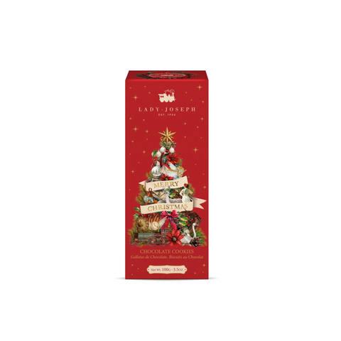 Weihnachtskekse in einer festlichen Verpackung