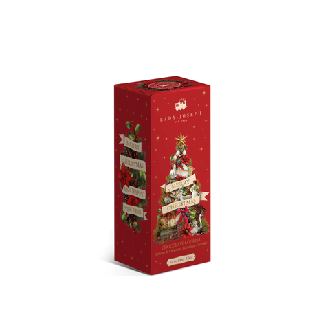 Weihnachtskekse in einer festlichen Verpackung
