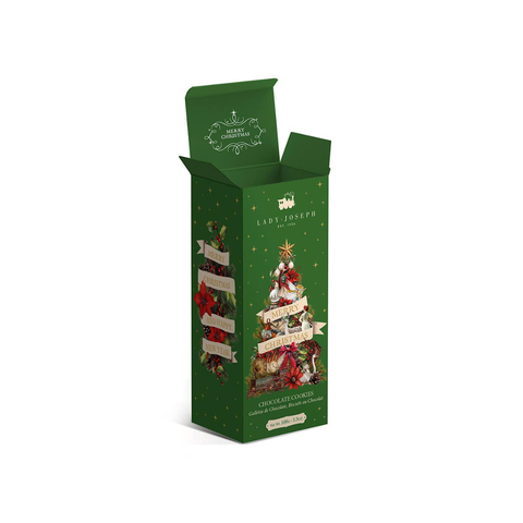 Weihnachtskekse in einer festlichen Verpackung