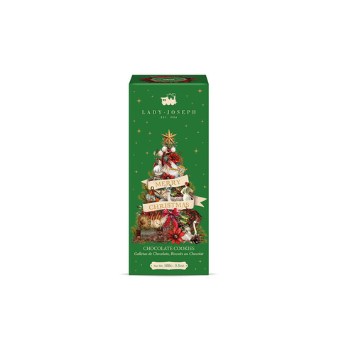 Weihnachtskekse in einer festlichen Verpackung