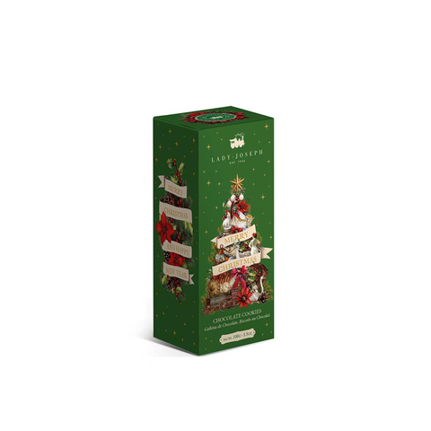 Weihnachtskekse in einer festlichen Verpackung