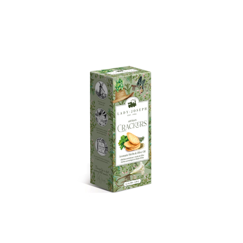 Cracker mit aromatischen Kräutern und extra nativem Olivenöl | Geschenkverpackung