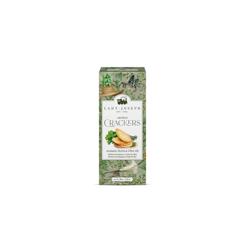 Cracker mit aromatischen Kräutern und extra nativem Olivenöl | Geschenkverpackung