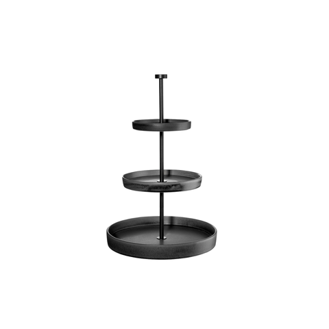 Tee-undKrautergalerie-Etagere, 3-stufig, black iron | 92154174 | Steingut