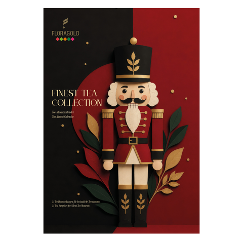 Tee-undKrautergalerie-FLORAGOLD® Adventskalender Booklet 2026 | Kräutertee | Pyramidenbeutel