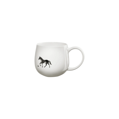 Tee-undKrautergalerie-Henkelbecher, Horse, 0,4 l. | 22064338 | New Bone China