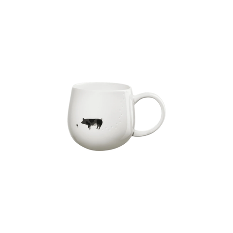 Tee-undKrautergalerie-Henkelbecher, Pig, 0,4 l. | 22062338 | New Bone China