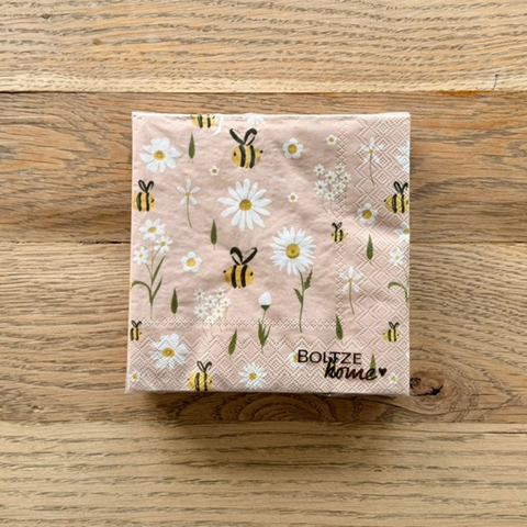 Tee-undKrautergalerie-Servietten Honey Bienen | Gratisgeschenk-Boltze