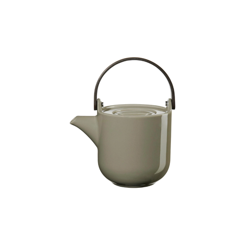 Tee-undKrautergalerie-Teekanne mit Holzgriff, shiso, 0,6 l. | 19371210 | Porzellan