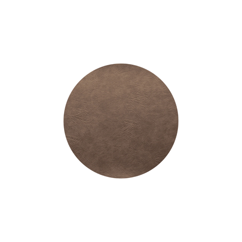 Tee-undKrautergalerie-Tischset, nougat, vegan leather, aus PU | 78348076 | PU