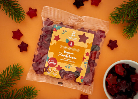Tee-undkraeutergalerie-Vegane Zimtsterne | 150g | Fruchtgummi