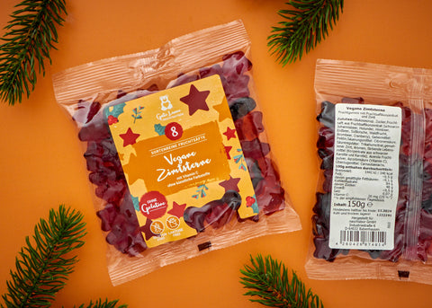 Tee-undkraeutergalerie-Vegane Zimtsterne | 150g | Fruchtgummi