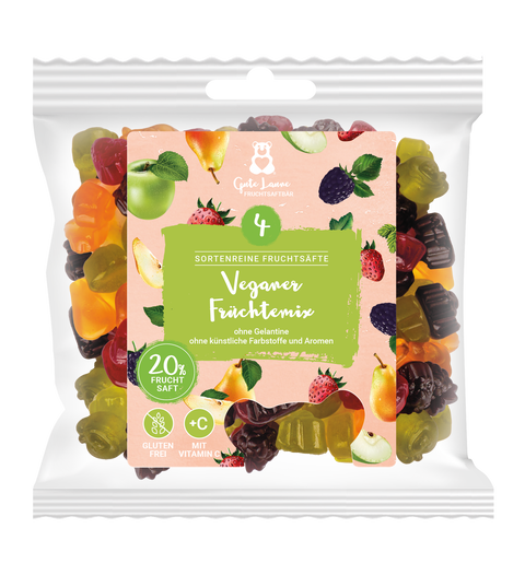 Tee-undkraeutergalerie-Veganer Fruchtmix | 150 g | Fruchtgummis