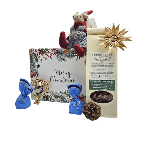 Tee Geschenk | Weihnachtsgeschenk | Geschenkpaket | Merry Christmas-Tee-undKraeutergalerie