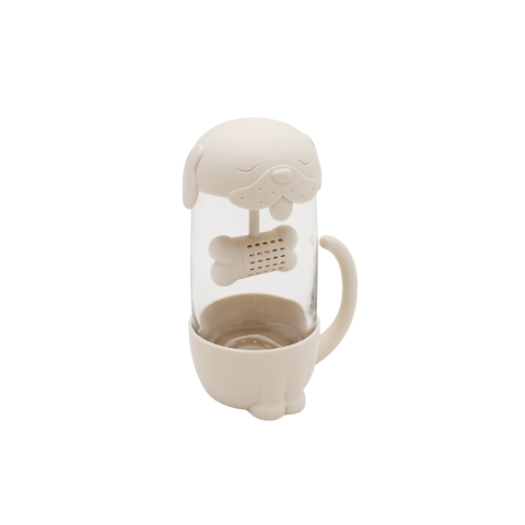 Teetasse | Teebecher mit integriertem TEE-EI | HUND | MAGS-Tee-undKraeutergalerie