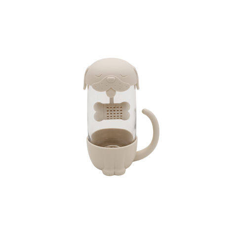 Teetasse | Teebecher mit integriertem TEE-EI | HUND | MAGS-Tee-undKraeutergalerie